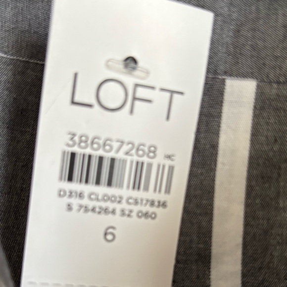 LOFT Striped Maxi Pocket Shirtdress - Picture 12 of 12